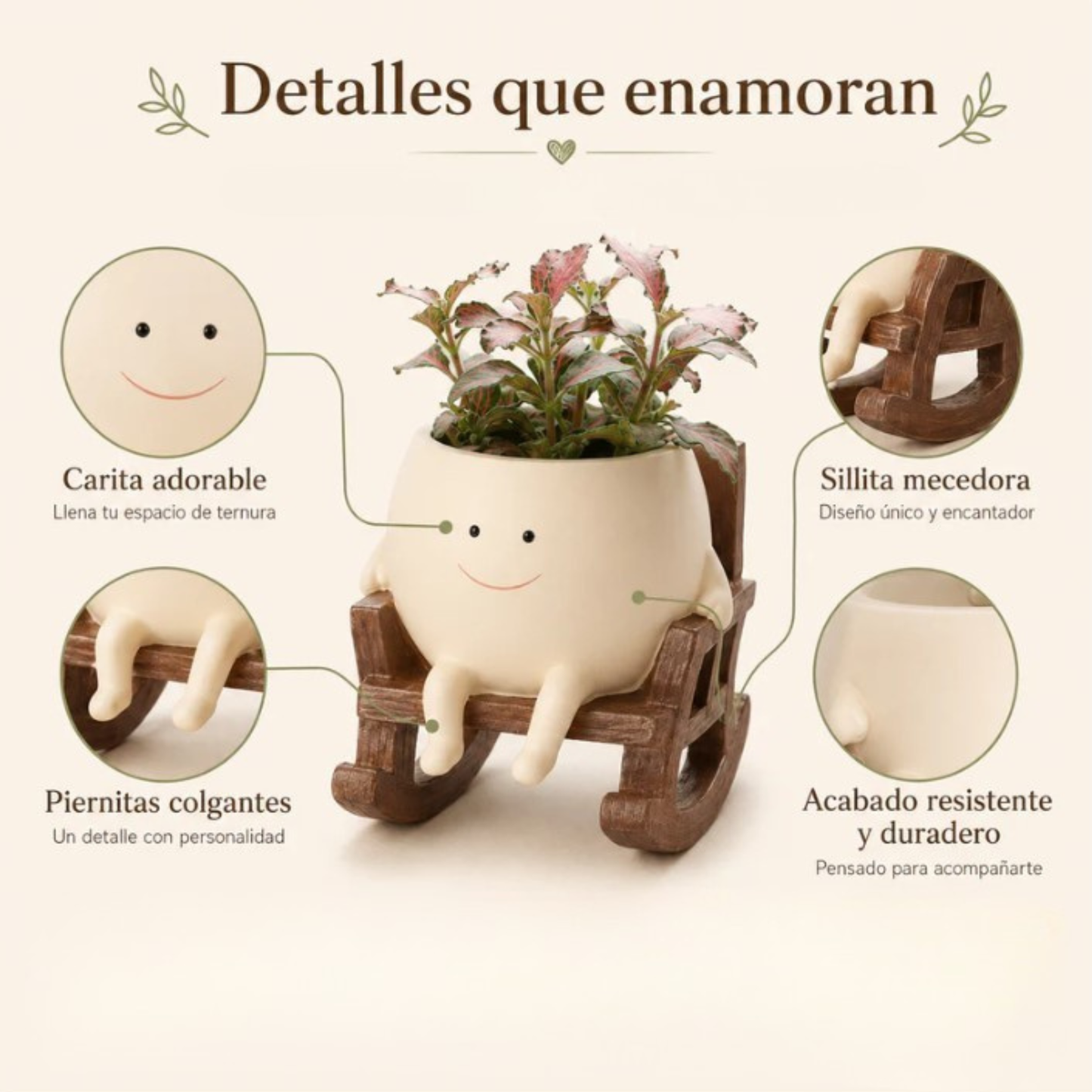 Maceta Decorativa Nimu